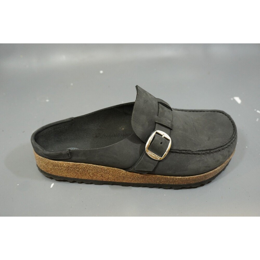 Birkenstock Buckley Black Suede Moccasin Clog Mule RIGHT Shoe Only Size 40 L9 M7